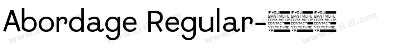 Abordage Regular字体转换 Abordage Regular字体转换